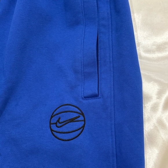 Nike Dri-FIT Standard Issue Men's Cuffed Sweatpants Basketball Blue Medium Sport - Picture 15 of 15